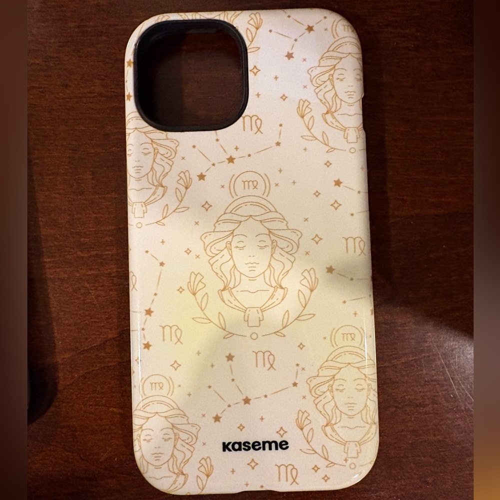 Kaseme iPhone 15 Virgo Zodiac Phone Case